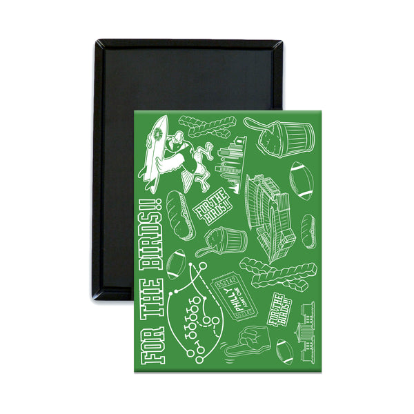 For the Birds Pattern Magnet