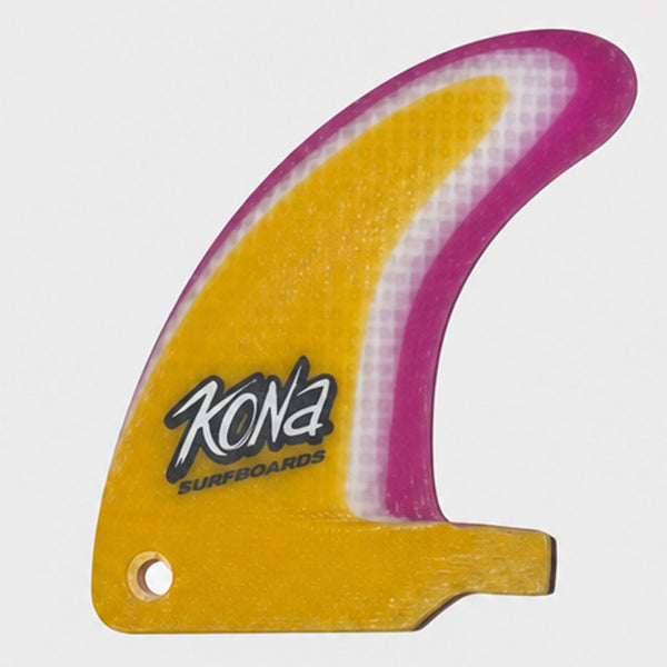 The Trace Fin Keychain Souvenir - Yellow/Purple