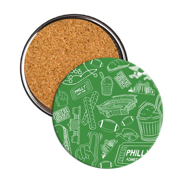 For the Birds Pattern Coaster Drinkware