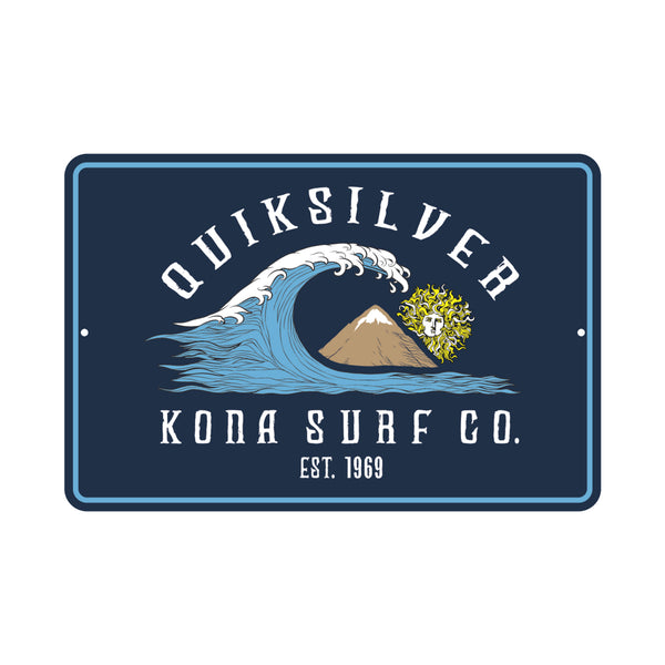 Quiksilver x Kona Collab Tin Sign