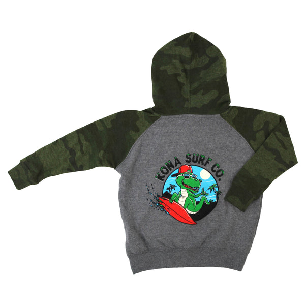 Shreddin T-Rex Toddler Boys Pullover Hoodie