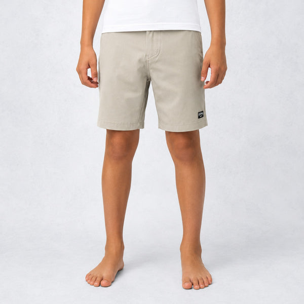 Day by Day 18in Boys Hybrid Shorts - Tan