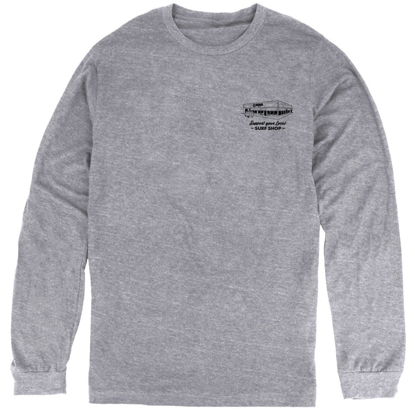 Support Your Local Surf Shop Boys Long Sleeve Shirt