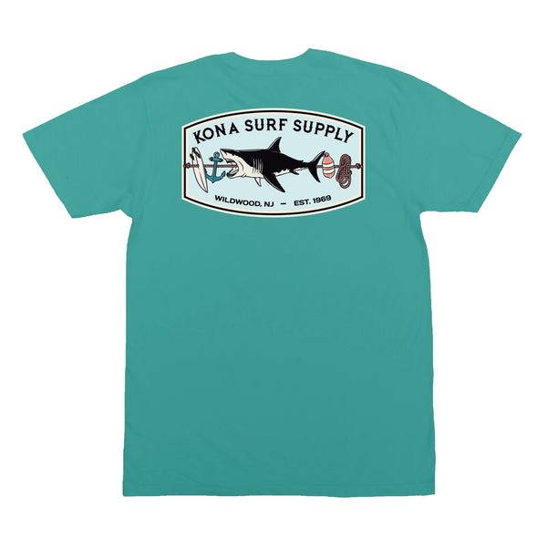 Shark Kabob 2 Boys T-Shirt - Spanish Moss