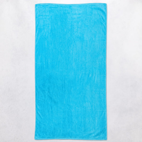 Built in Jersey Beach Towel - Turquoise