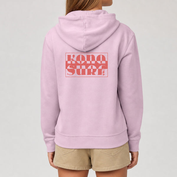 Coastal Club Puff Girls Pullover Hoodie - Light Pink
