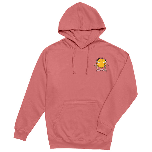 Evening Surfer Girls Pullover Hoodie