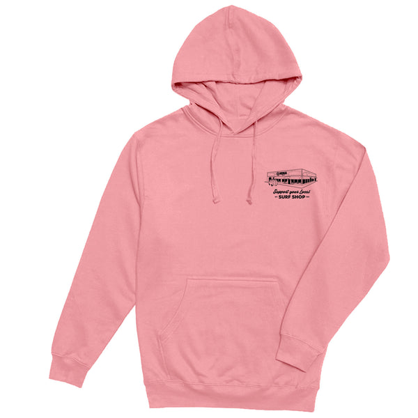 Support Your Local Surf Shop Girls Pullover Hoodie