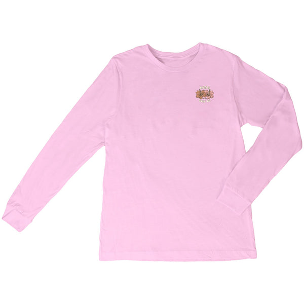 Summer Sunrise Girls Long Sleeve Shirt - Pink