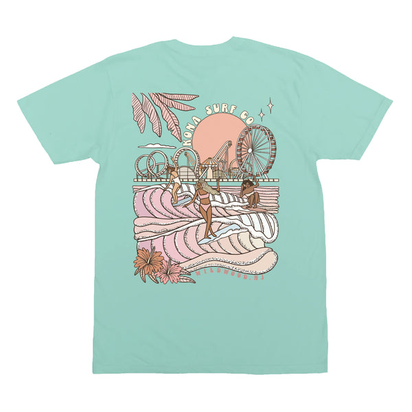 Summer Sunrise Girls T-Shirt - Honeydew