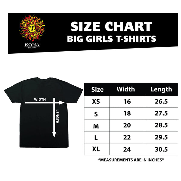 ONeill x Kona Collab Girls T-Shirt - Bluegrass