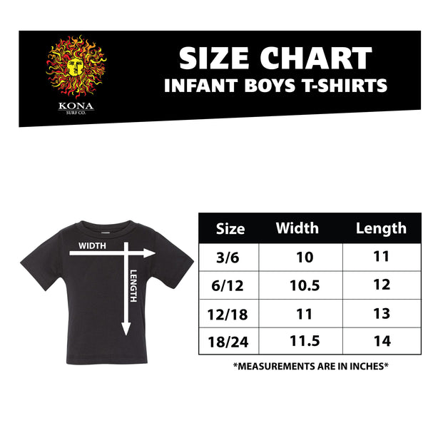 Guitar Surfer Infant Boys T-Shirt