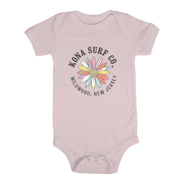 Surflower Infant Girls Short Sleeve Onesie
