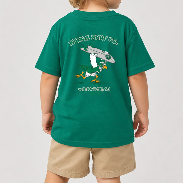 For the Birds Toddler Boys T-Shirt - Kelly