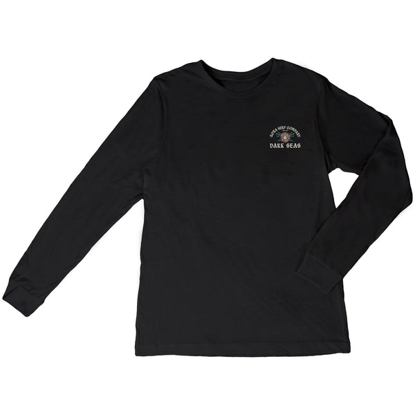 Kona x Dark Seas 2026 Collab Toddler Boys Long Sleeve Shirt - Black
