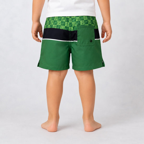 Uncomplicated 13in Toddler Boys Elastic Boardshorts - For the Birds