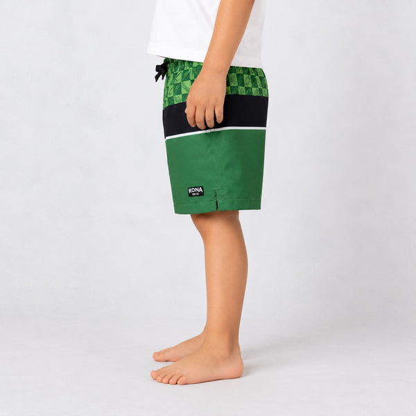 Uncomplicated 13in Toddler Boys Elastic Boardshorts - For the Birds