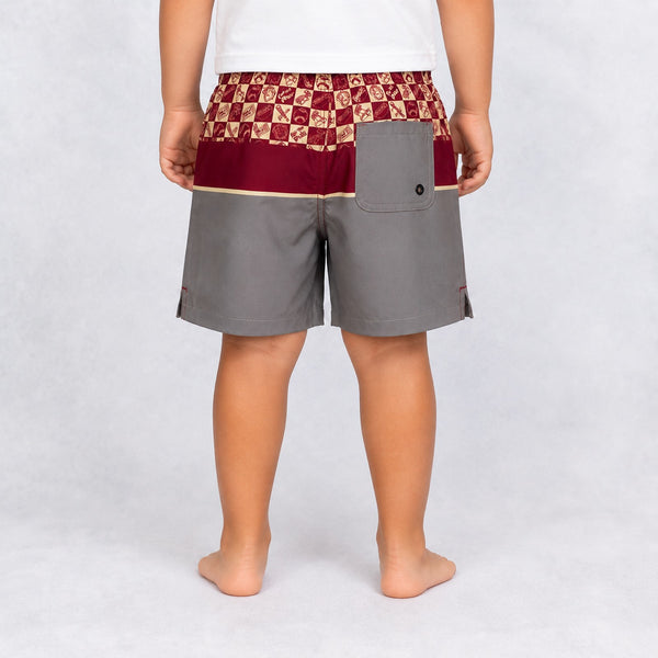 Uncomplicated 13in Toddler Boys Elastic Boardshorts - For the Phils
