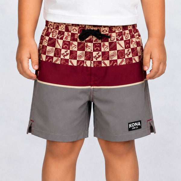 Uncomplicated 13in Toddler Boys Elastic Boardshorts - For the Phils