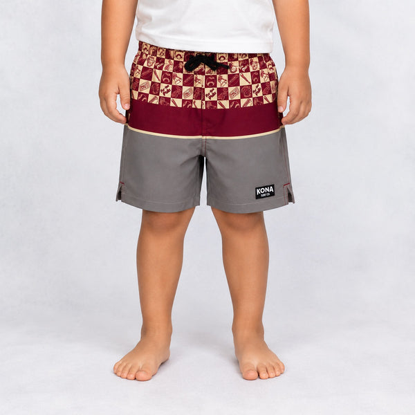 Uncomplicated 13in Toddler Boys Elastic Boardshorts
