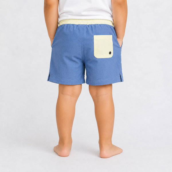 Uncomplicated 13in Toddler Boys Elastic Boardshorts