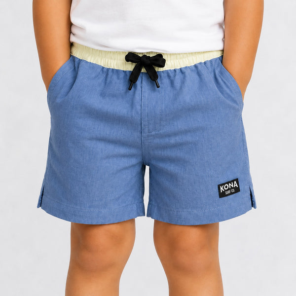 Uncomplicated 13in Toddler Boys Elastic Boardshorts