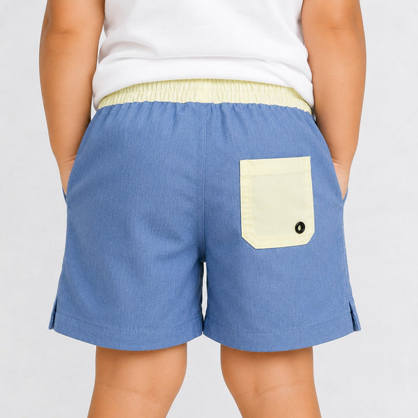 Uncomplicated 13in Toddler Boys Elastic Boardshorts