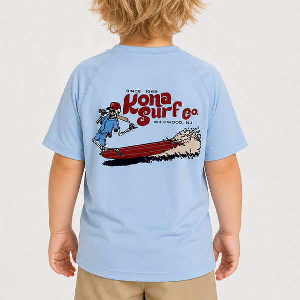For the Phils 2 Toddler Boys UV Sun Protection T-Shirt - Light Blue