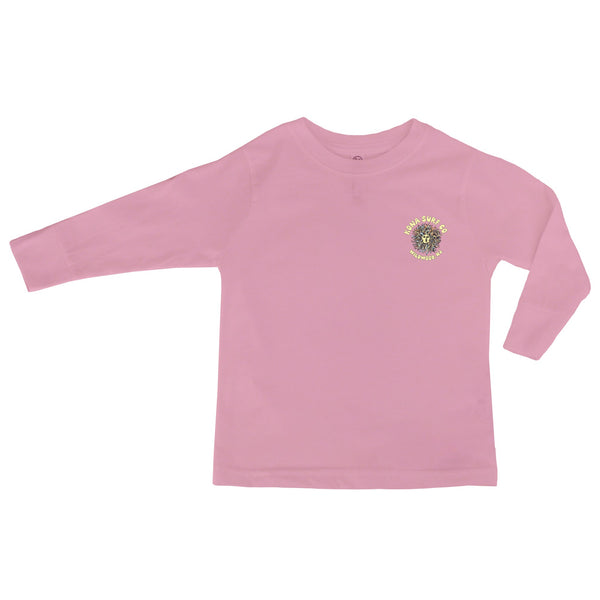 Bubble Original Sun Toddler Girls Long Sleeve Shirt - Pink/Summer