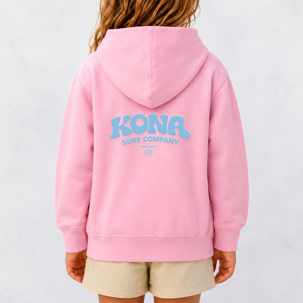 Bubble Puff Toddler Girls Pullover Hoodie - Pink