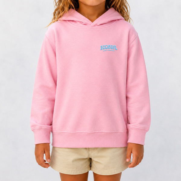 Bubble Puff Toddler Girls Pullover Hoodie - Pink