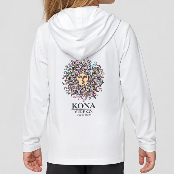 Original Sun Toddler Girls UV Sun Protection LS Shirt - Skylight/Summer