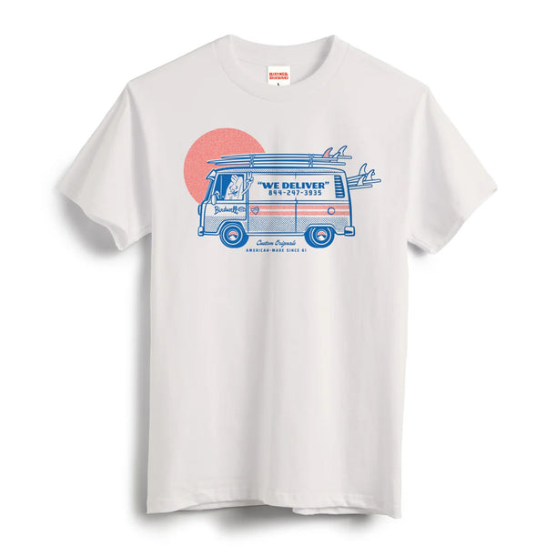 Birdwell Van Life Mens T-Shirt - Vinage White