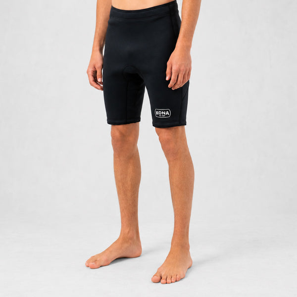 Voyager 1.5mm Mens Neoprene Shorts - Black