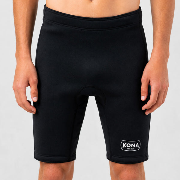 Voyager 1.5mm Mens Neoprene Shorts - Black