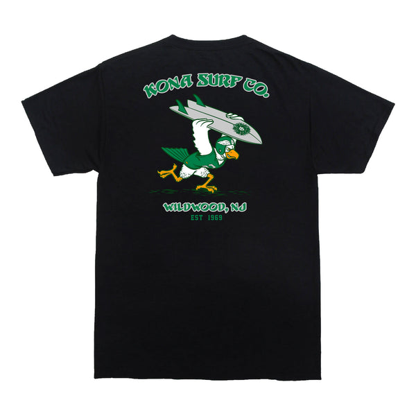 For The Birds Mens T-Shirt - Black