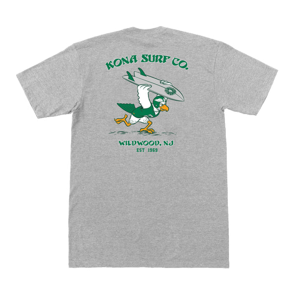 For The Birds Mens T-Shirt - Dark Grey Heather