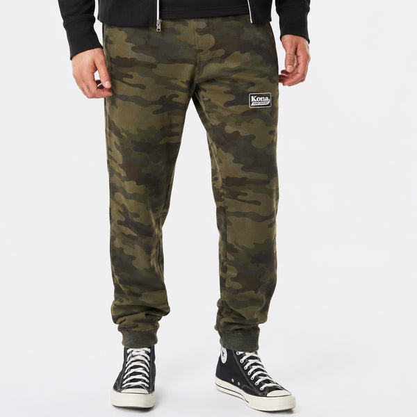Inside Out Mens Sweatpants - Forest Camo