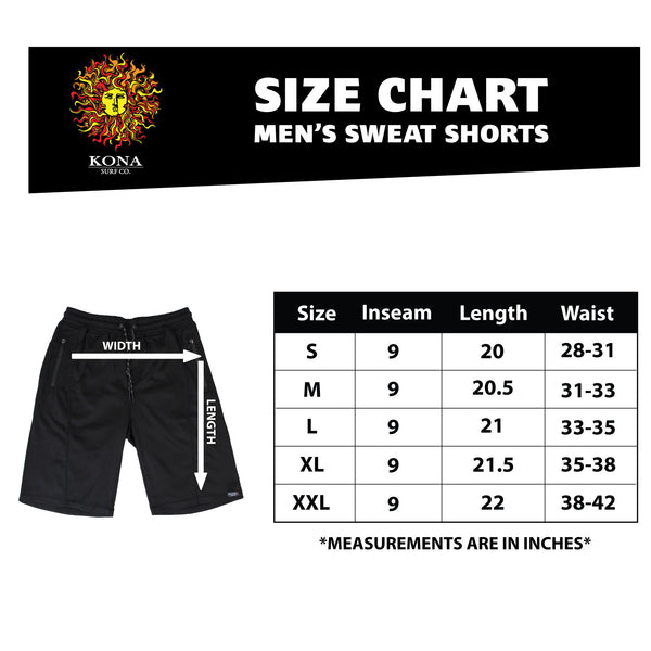 Inside Out Mens Sweat Shorts