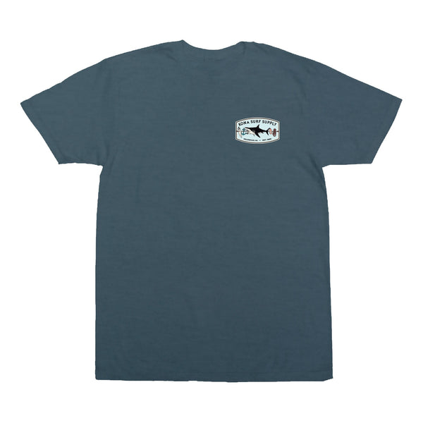 Shark Kabob 2 Mens T-Shirt - Heather Slate