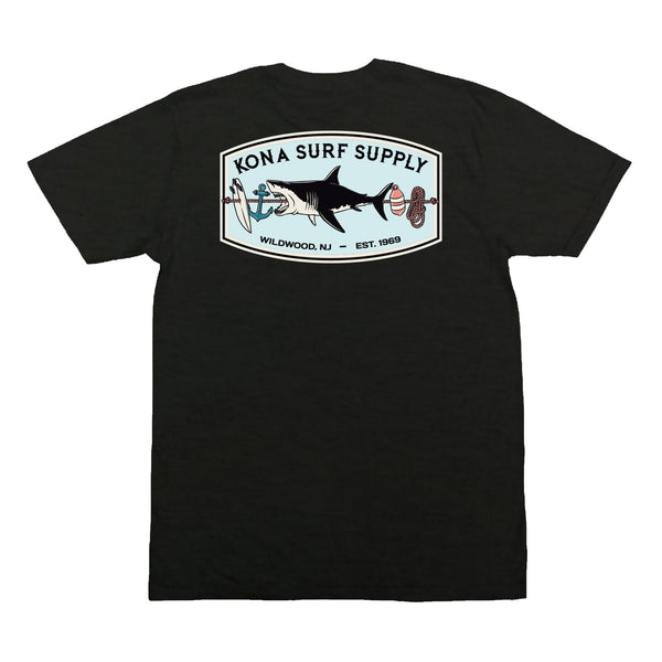Shark Kabob 2 Mens T-Shirt - Vintage Black