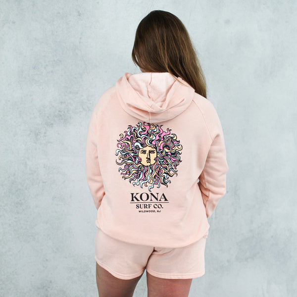 Original Sun Womens Zip Hoodie