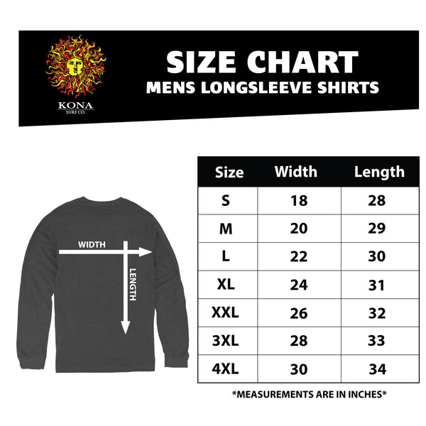 Dark Seas x Kona Collab Mens Long Sleeve Shirt