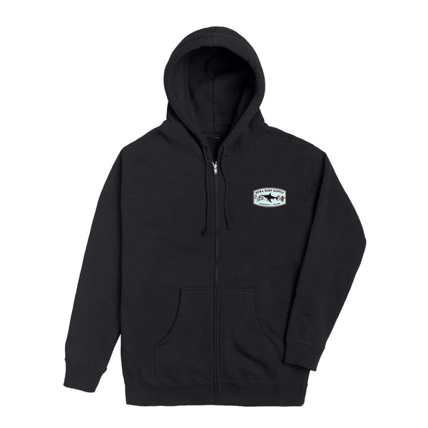 Shark Kabob 2 Mens Zip Hoodie - Charcoal Heather