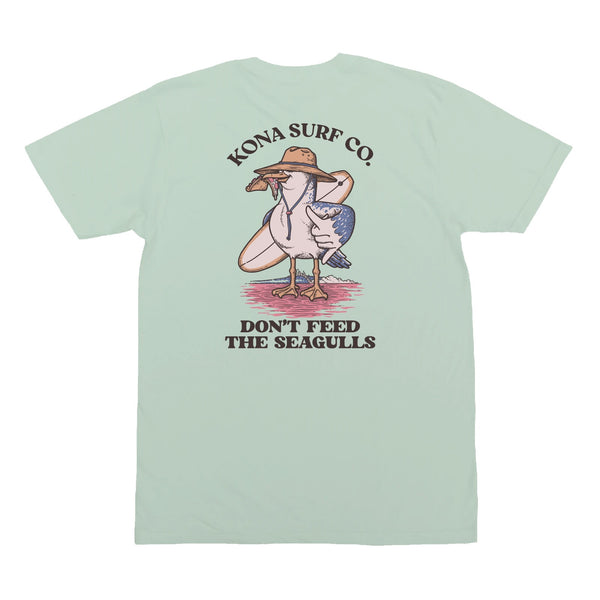 Dont Feed The Seagulls Mens T-Shirt - Mint