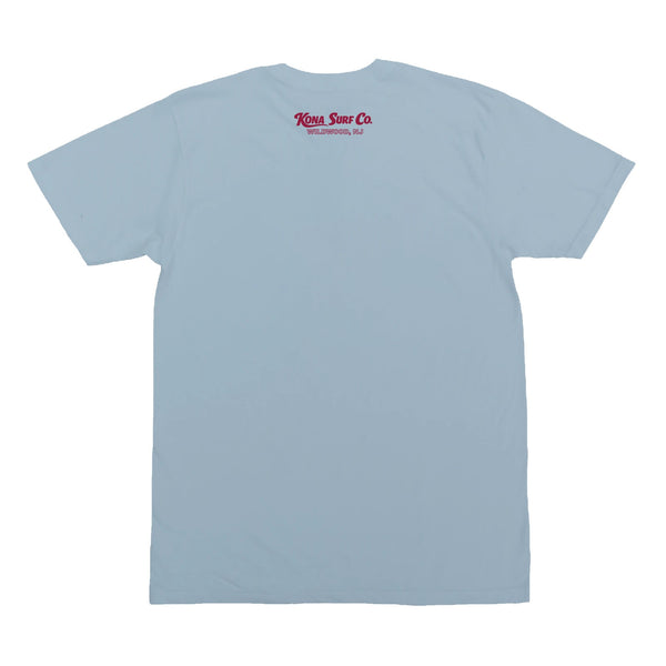 For the Phils Pattern Mens T-Shirt - Washed Stonewash Denim