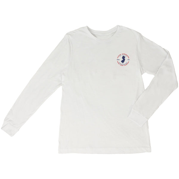 Built in Jersey Mens Long Sleeve Shirt - Vintage White