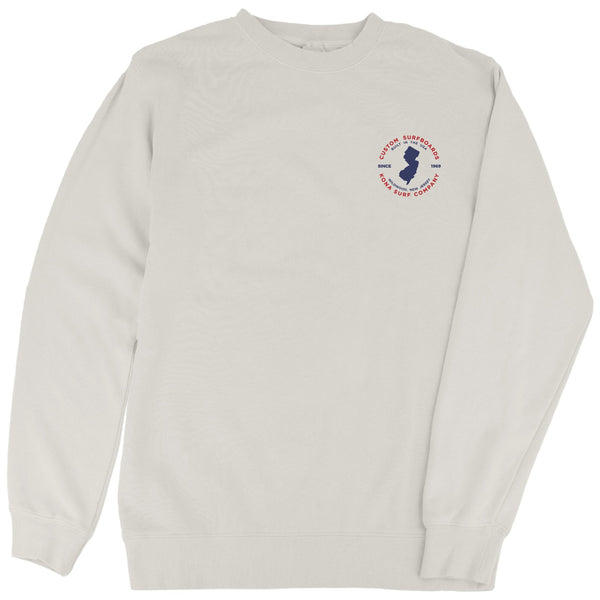 Built in Jersey Mens Crew Sweatshirt - Bone