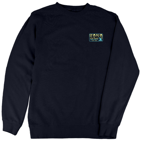 Surf Supply Mens Crew Sweatshirt - Navy