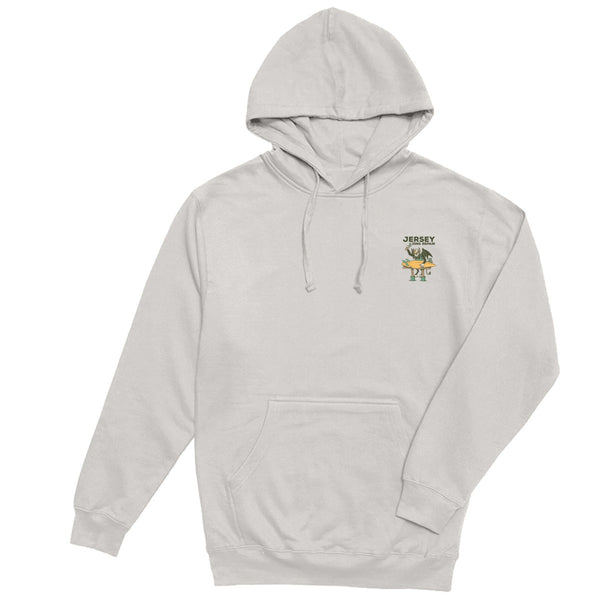 Jersey Ding Repair Mens Pullover Hoodie - Bone